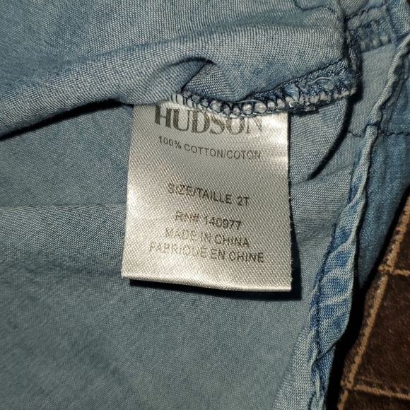 Hudson 2T Jean Jacket for toddlers. - Picture 3 of 5